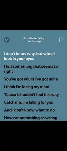 Catch Me I'm Falling Lyrics by Toni Gonzaga
