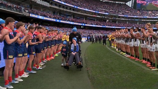 Guard of honour for Neale Daniher