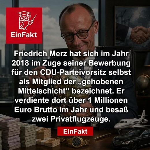Mittelschicht mit Millionen? ✈️💼 | Der Fall Friedrich Merz | EinFakt