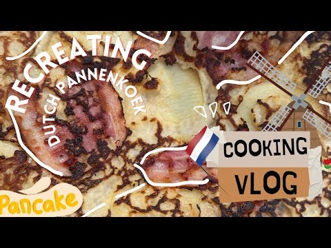 Cooking Dutch Pancakes Together ❤️ | First Time Making Pannenkoek!