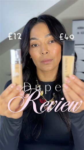 Dupe Review - literal true match VS Lancome tint IDole #bridalmakeupartist #makeupdupes