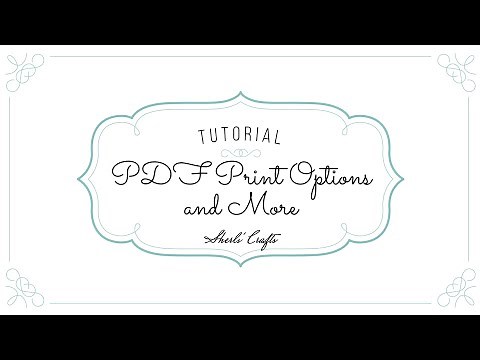 Printing PDF Options - How to Print PDF File Larger/Smaller without Other Program