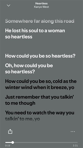 Kanye West - Heartless (Lyrics) #spotify #popular #trending