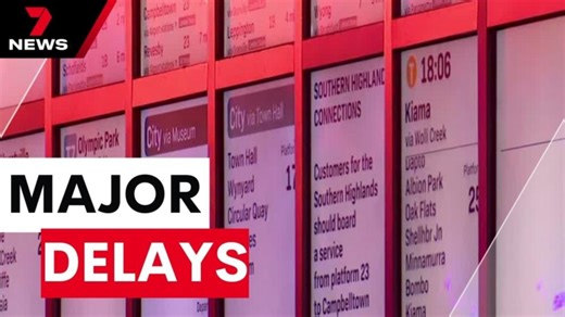 Sydney train delays follow police operation and emergency trackwork