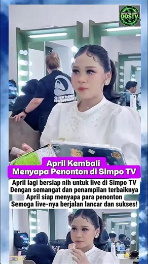 April Siap Live di Simpo TV #aprilda7 #indosiar #da8indosiar #new