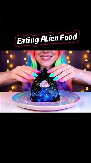VIRAL ASMR: Woman Eats REAL Alien Food?!