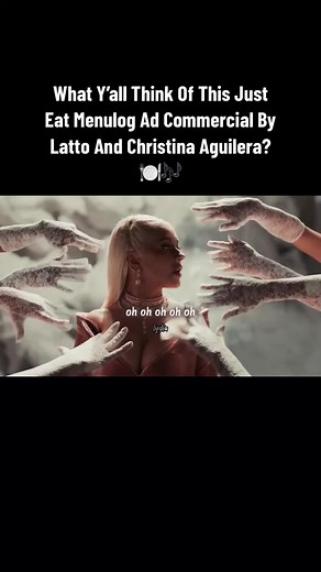 Latto and Christina Aguilera Just Eat Menulog Ad Commercial Review