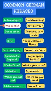 41K views · 1K reactions | Common German Phrases | German Vocabulary | Learn German | German for Beginners |#learngermanonline #learngermanfast #learngerman #deutschlernen #deutschalsfremdsprache #deutschesprache #deutschonline #ubung #lernen #lernedeutsch | Learn German Daily | Facebook