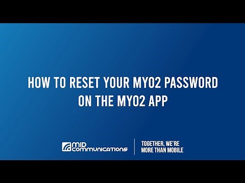 How To Reset Your MyO2 Password On The MyO2 App