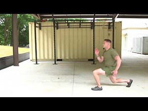 Marines Force Fitness-Lunge with Power Skip