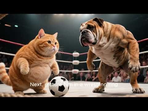 Chubby Cat vs Giant Horned Beast