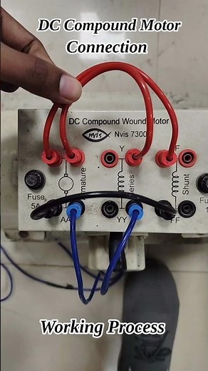 DC Compound Motor Practical | Working Process | Circuit Diagram #dcmotorexperiment #dcmotor