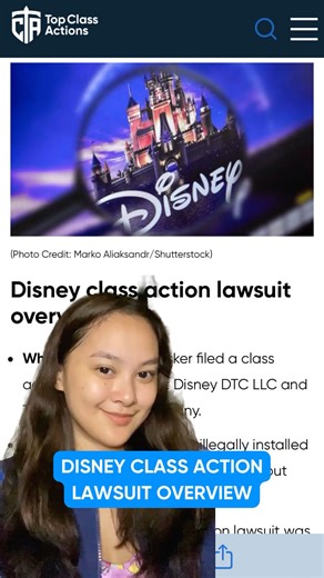Disney is facing a class action for allegedly using hidden trackers on its website without consent! 🐭🕵️‍♀️ #Disney #ClassAction #Privacy #WebsiteTracking | Top Class Actions