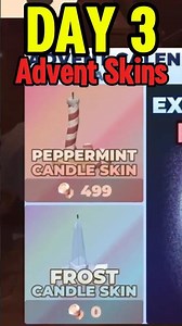 Frost Candle & Pepper Mint Candle — DOORS (Day 3)