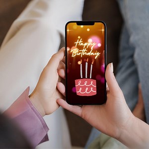 Animated Birthday E-card: Luxury Motion Video Greeting (instant Download MP4) - Etsy