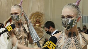 Grimes Accessories Met Gala Look With a Sword!