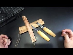 Wood carving knife