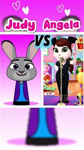 Judy hopps vs Angela – Ultimate Music Battle #musicbattle #funny #angela #mytalkingangela2 #shorts