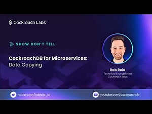CockroachDB for Microservices | Data Copying