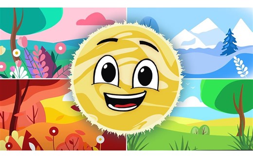 Winter, Spring, Summer and Also Fall! ｜ The Four Seasons Song and More!