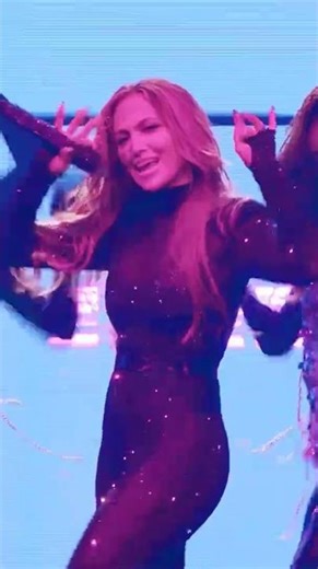 JLo suffers wardrobe malfunction as gold sequined skirt drops during show