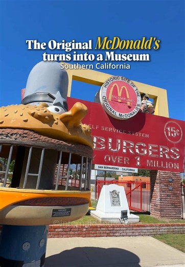 🍔✨ From McDonald’s first ever location to a FREE museum! A little piece of fast food history in San Bernardino! 📍 1398 N E St, San Bernardino, CA 92405 #socal #socalgems #thingstodoinsanbernardino
