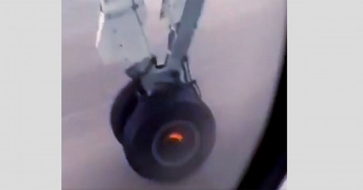 Video shows wheel falling off Air Canada plane during takeoff