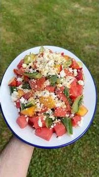 THE ULTIMATE SUMMER SALAD 🍉☀️ #watermelon #salad