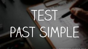 PAST SIMPLE VERBS practice