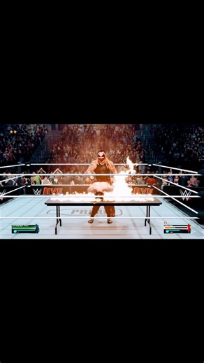 “WWE 2K25 Tables Match… BUT THE #table IS ON FIRE! 🔥” #wwe #wwe2k25 #pc #fire #gaming #pcgaming #ps5