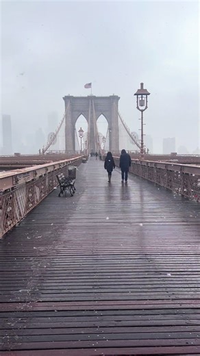 Brooklyn Bridge Before the Blizzard: A New York Experience