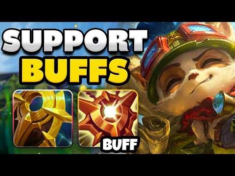 THESE BUFFS MAKE TEEMO A TANKY SUPPORT