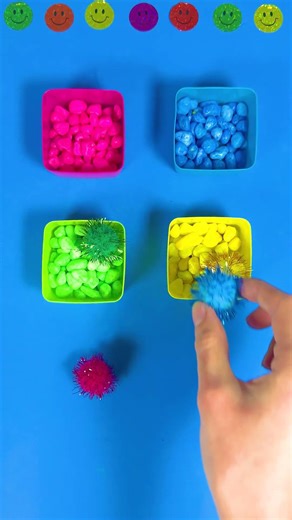 Color Cute 🟣🔵🟠🟢🟡 #colorcute #colormixingmagic #colormatching