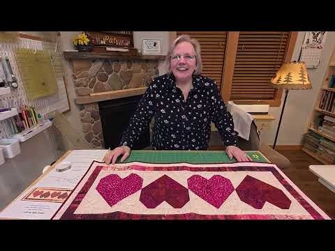 Heart Table Runner Part 1