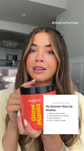Matrix Glow Mania = summer hair GLOW up ✨ Bring instant shine to dull or color treated hair | Matrix Professional Hair Color & Care | Facebook