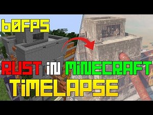 RUST IN MINECRAFT!!! TIME LAPSE [RAILWAY DEPOT] + DOWNLOAD MAP!