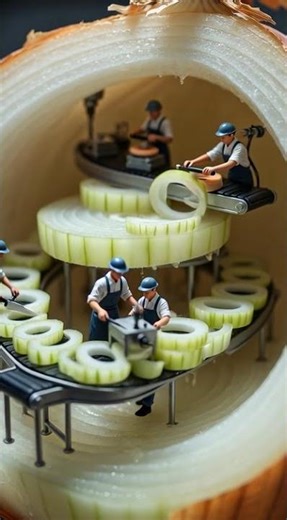 Miniature working in Onion
