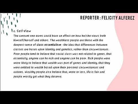 UNDERSTANDING THE SELF: THE MATERIAL / ECONOMIC SELF