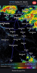 The outflow boundary is now affecting Ferris and Glenn Heights. Expect gusty winds as it passes. | South Metro Weather