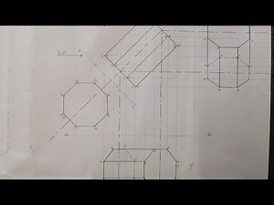 Prisms and Pyramid/Engineering Drawing N1(26/03/24) Part 4️⃣