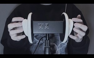 【White ASMR】快速敲击耳廓 Fast Ear Tapping No Talking