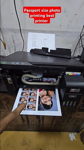 How to Passport size photo printing best printer Epson L3210 All-in One Color printer Speed Test