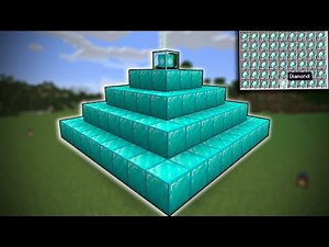 MAKING a FULL DIMAOND BEACON in MINECRAFT HARDCORE! (#2)