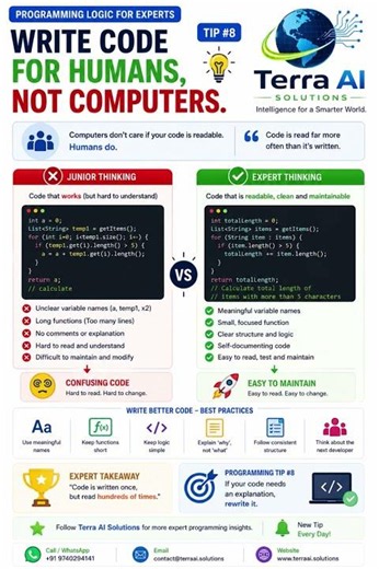 Write Code for Humans, Not Computers | Programming Logic for Experts