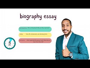 How to write a biography essay with a complete example