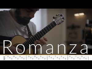 Romanza - Spanish Romance || Ukulele Low G/Baritone tab || Grade 5