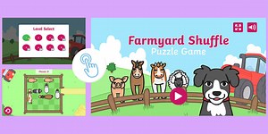 Farmyard Shuffle Puzzle Game