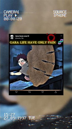 The TRUTH Behind Gaara’s Painful Childhood 😨🔥