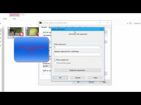 How to add your files into zip or rar files with winrar
