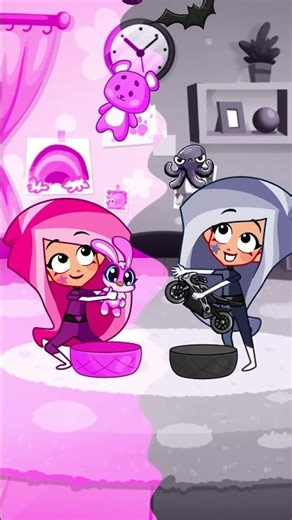 What Color Is That? Pink vs Black 💗🖤 Color Challenge for Kids